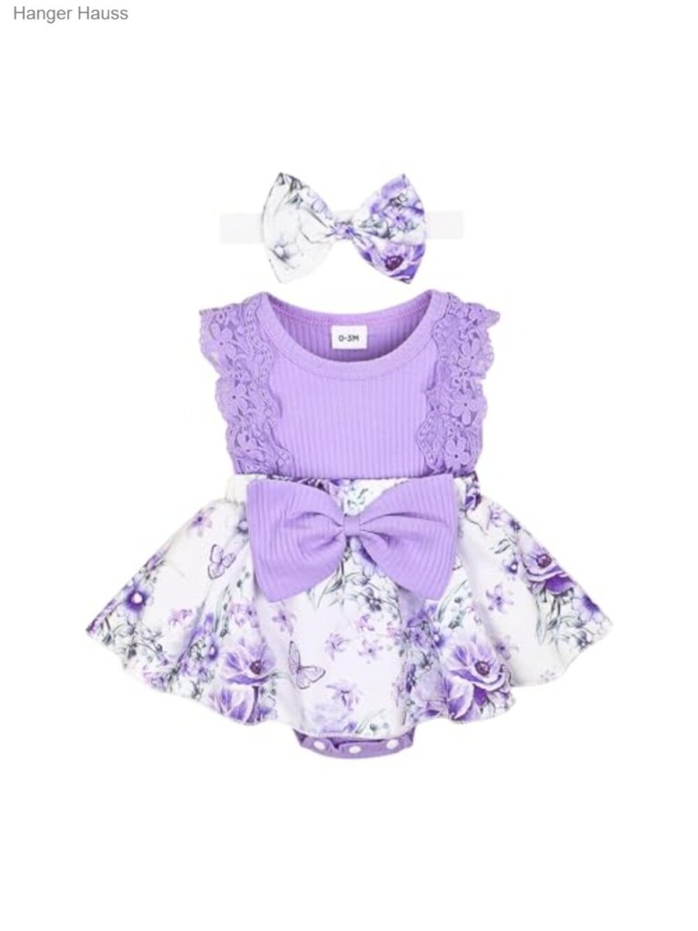 Newborn Baby Girl Lace Romper Dress Sleeveless Summer Outfit 0-12M